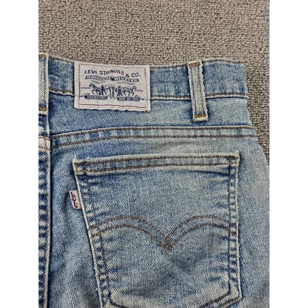 Vintage Levis 852 Jeans Men 31x30 Blue Regular Fit Stretch Denim USA Western